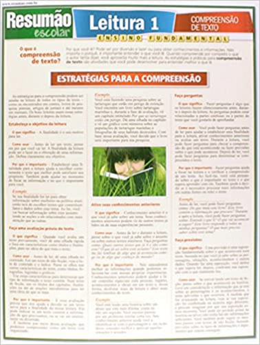 Leitura 1. Compreensão De Texto