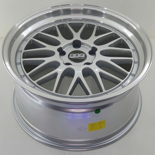 Jogo Rodas Bmw Bbs Lm Aro 20x8,5/10 2talas 5x120 Prata Dia