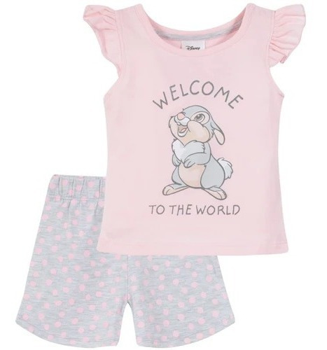 Pijama 2 Piezas Original Disney Talla 3 - Minnie, Bambi 