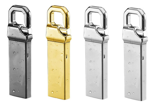 4 Piezas 1t Memory Stick Usb Flash Drive Metal U Disco