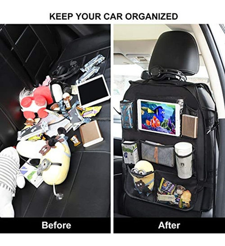 Imagen 3 de 5 de Sukuos Organizador De Asiento Trasero De Coche Con Soporte D