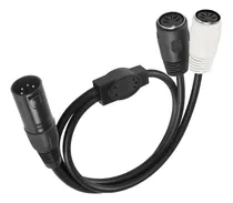 Comprar Xmsjsiy Midi 5 Pin Din A Xlr Splitter Y Adaptador Cable 4 De
