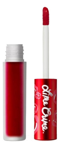 Labial Lime Crime Velvetines color red rose mate