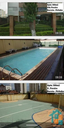 Imagem 1 de 15 de Apartamento Para Venda Em São Paulo, Vila Pereira Barreto, 3 Dormitórios, 1 Suíte, 3 Banheiros, 2 Vagas - 195_2-1220712