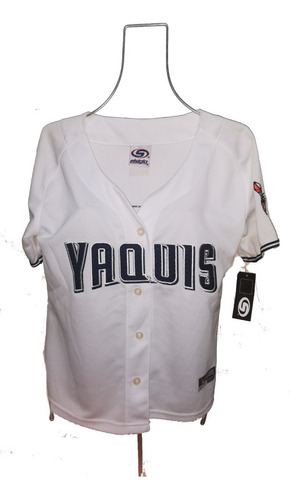 Jersey Beisbol Yaquis Cd Obregon Retro Mujer Dama Blanco