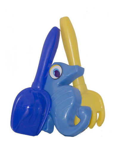 Cubeta P Playa Mar Niños Castillo Pez Caballito Arena 20pz