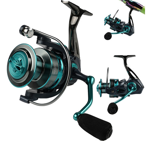 Carrete Pesca Giratorio Profesional 5:2:1 Dklll 7000 13 Ejes