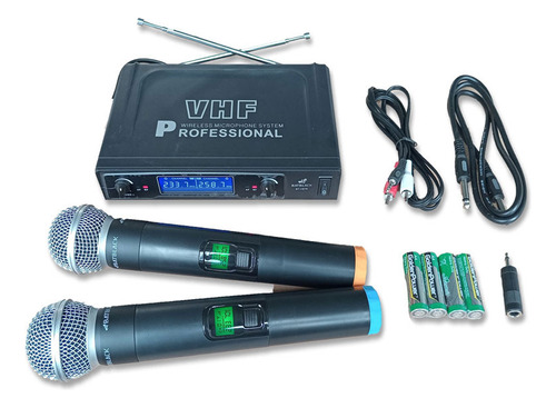 2 Microfonos Inalambricos Profesionales + Pack Karaoke 54000