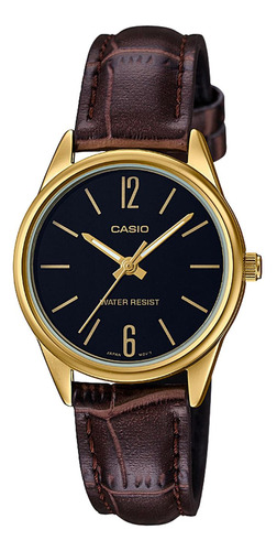 Reloj Casio Ltp-v005gl-1b Acero Mujer Dorado