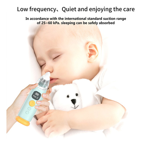 Aspirador Nasal Elétrico Sucker Aspirator Com 3 Unidades Par