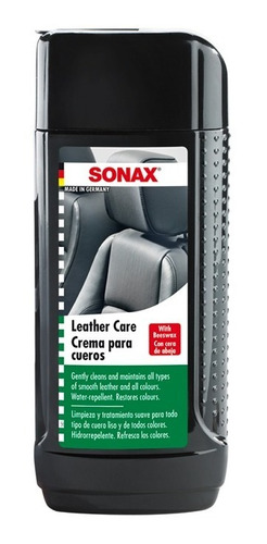Sonax Leather Care Crema Para Cueros X 250ml -55 Detail Shop
