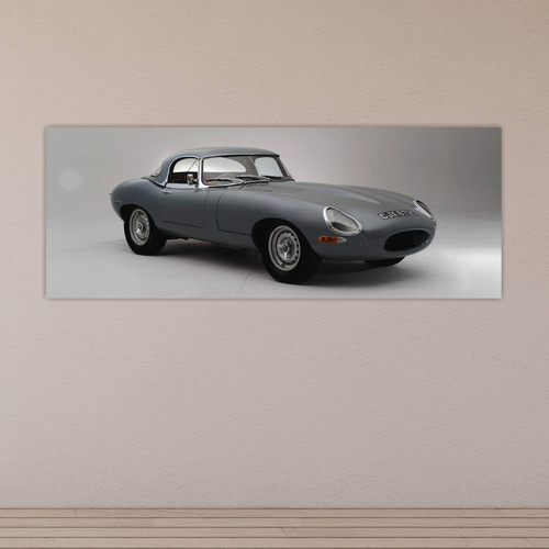 Cuadro 30x80cm Auto 1963 Jaguar Lightweight E Ty 104