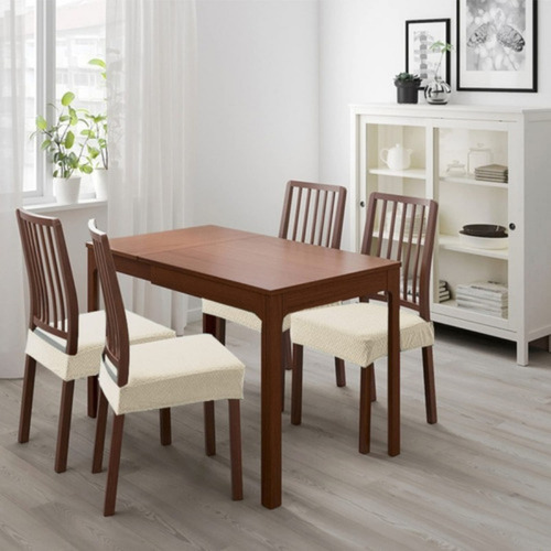 6 Pzs Funda Silla Elástica Cubre Asiento Protectora Comedor
