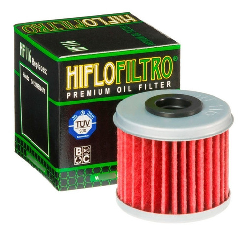 Filtro Aceite Honda Crf 250 R 04 19 Hiflofiltro Hf116 Ryd