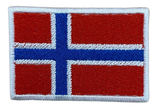 Parche Bordado Bandera Noruega - Para Mochila - Campera