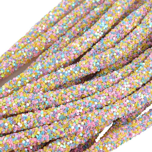 Soga De Lentejuelas Insumos Bijou Cordon Cuerda X 10 Metros