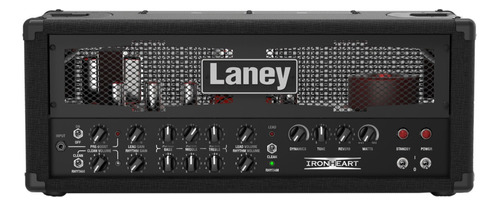 Amplificador Laney Ironheart IRT60H Cabezal Valvular para guitarra de 60W color negro 220V - 240V Hi Gain