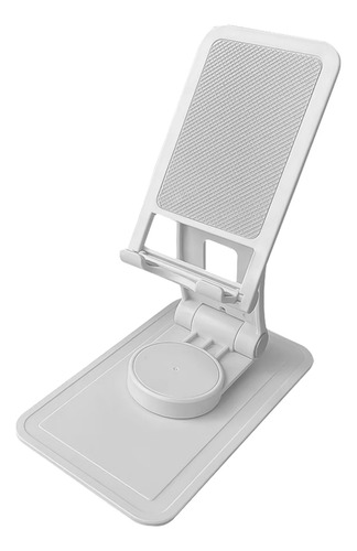 Soporte Universal Para Celular iGAD Base De Plástico Portátil Plegable Slim Holder De Escritorio Color Blanco