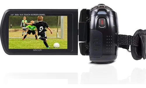 Videocámara Minolta Mn88nv 1080p Full Hd De Visión Nocturna