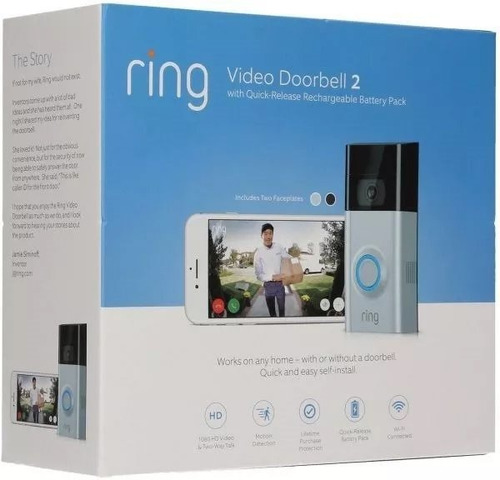 Portero Visor Inalambrico Wifi Ring Video Full Hd 1080p