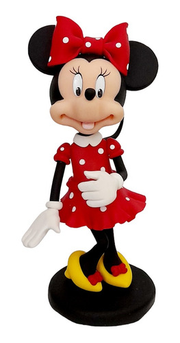 Adorno Minnie En Porcelana Fría 