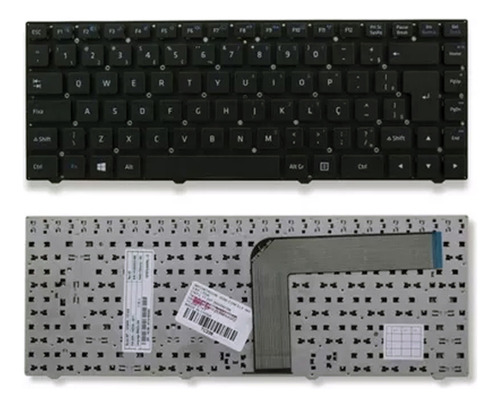 Teclado Notebook Positivo Sim+ 2450m 2460m  09p8f515pal-b