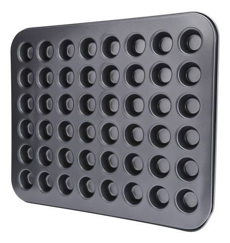 Mini Molde Redondo Antiadherente Para Hornear Cupcakes De 48