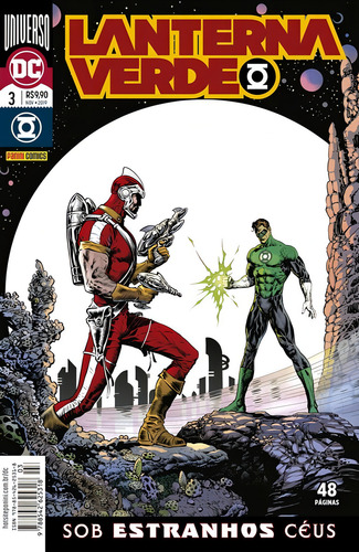 Lanterna Verde: Universo DC - 3: Sob estranhos céus, de Morrison, Grant. Editorial Panini Brasil LTDA, capa mole em português, 2019