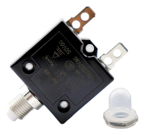 Interruptor De Botón Térmico Disyuntor De Sobrecarga 30a