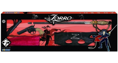 Set Niño Mascar Espada Gonher Playset Zorro Con Accesorios