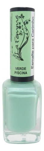 Esmalte Para Carimbo La Femme Decoração De Unhas Cores Div Cor Verde Piscina