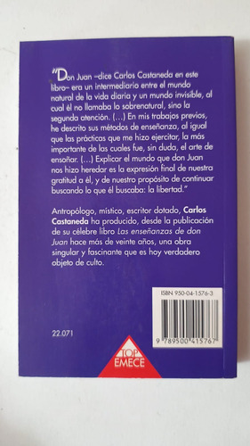 El Arte De Ensoñar-carlos Castaneda-ed.emece-(87) (Usado)