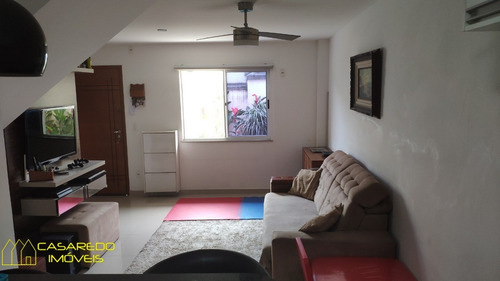Imagem 2 de 14 de Ótima Casa Duplex Em Condomínio Na Freguesia! - Ci2136