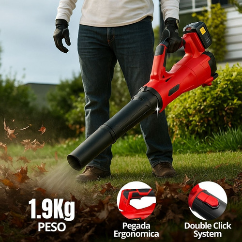 Soprador De Folhas 300km/h 10.000mah Limpeza Rápida Jardim