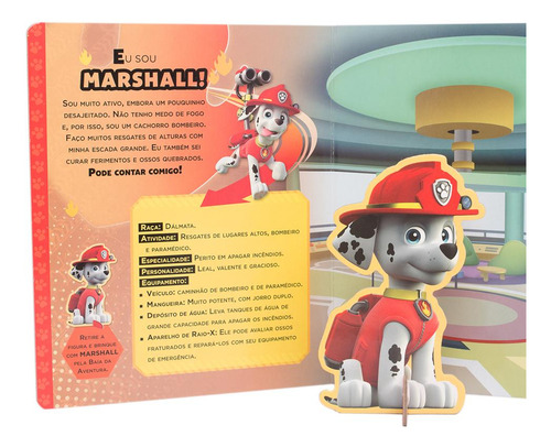 Paw Patrol - Eu sou...Marshall, de Fucci, Emma & Salgado, Virginia Pérez. Editorial Happy Books Editora Ltda., capa mole em português, 2017