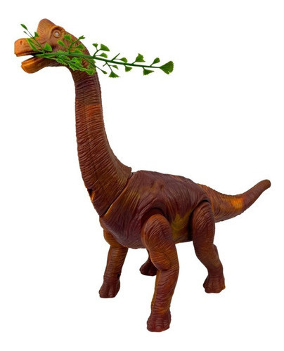 La luz sonora del gran dinosaurio braquiosaurio sopla huevos