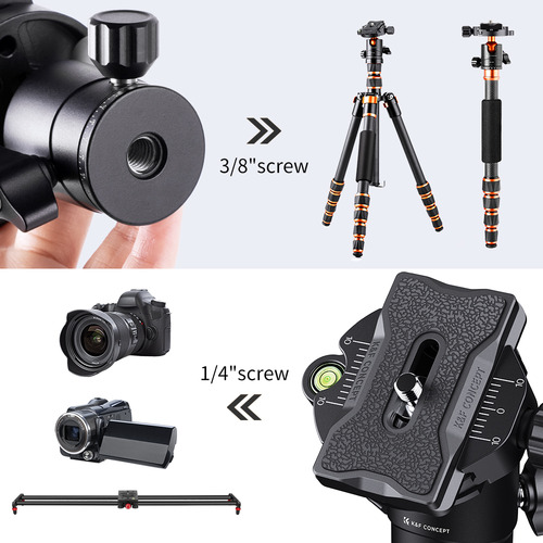 Adaptador De Montagem Em Tripé Kandf Concept Kf-25 Ballhead