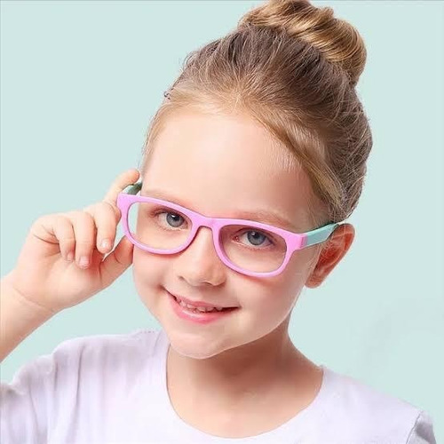 Lentes Con Bloqueo De Luz Azul Para Niños Color Negro/rojo