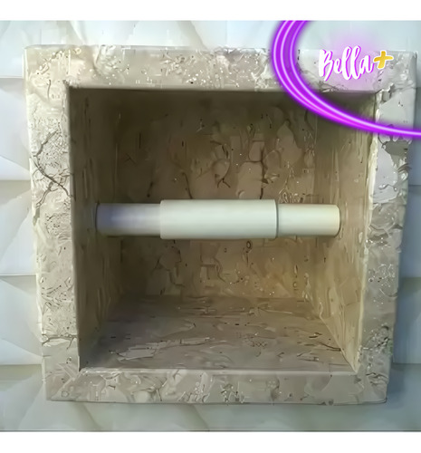 Suporte Rolete Porta Papel Higiênico Kit Com 2 Unidades