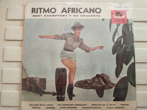 Bert Kaempfert Y Su Orq  Ritmo Africano  Lp Vinilo.