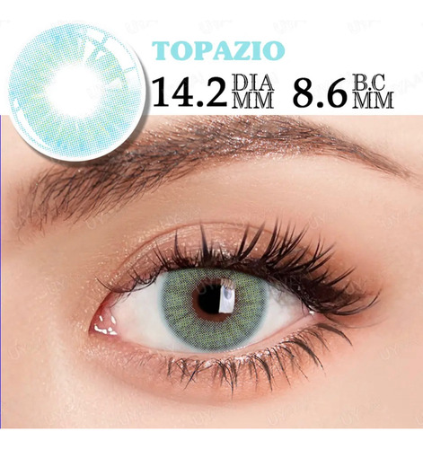 Pupilentes Lentes Contacto Anime Cosplay Disfraz Color Topaz