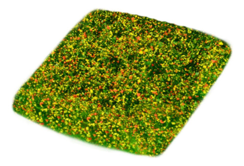 Terreno En Miniatura Tuft Estático Tuft Falso Amarillo