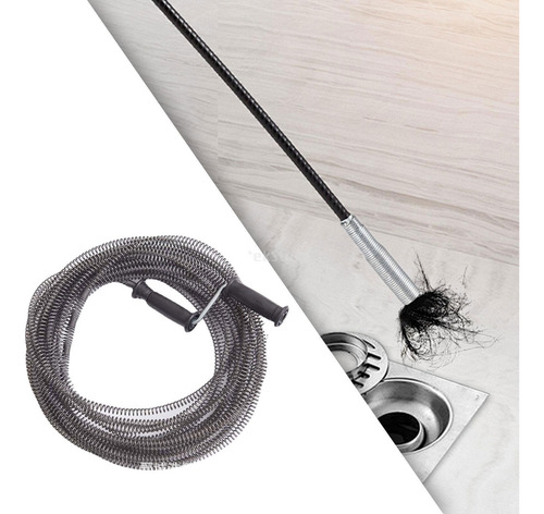 Drenaje Remover Meteorreo Fontanería Fuerte Con Mango 10m