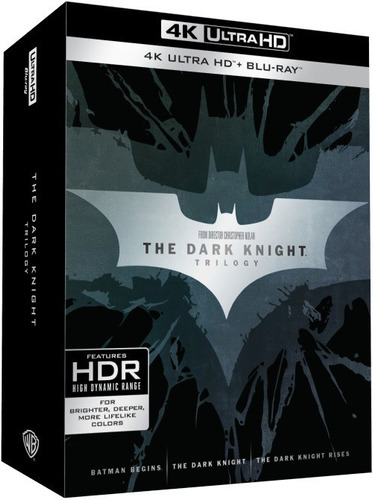 Trilogia Batman The Dark Knight Bluray 4k Uhd 25gb