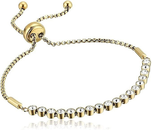 Imagen 4 de 6 de Reloj Bulova Dama Swarovski Dorado 98x122 Set Pulsera