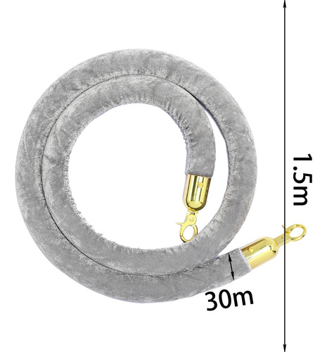 Parque Infantil Queue Barrier Rope De 1,5 M Para Control De