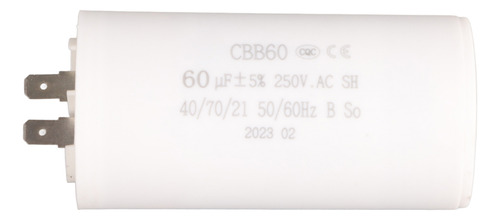 Condensador Cbb60 En Forma De Cilindro Run Ac 250v 60uf 50/6