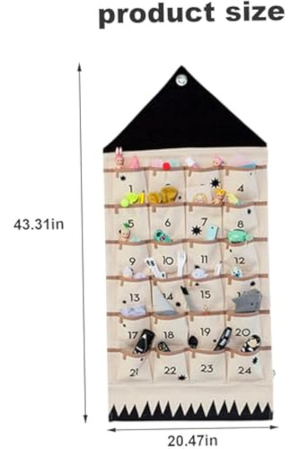Cosas Para El Hogar Organizador De Pared Con 24 Bolsillos