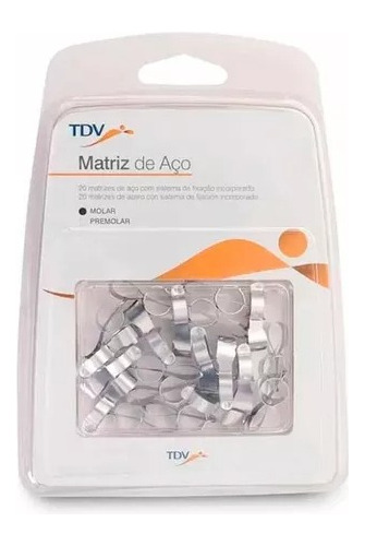 Matriz Acero Preformada Tdv X20 Molar Odontología Dental