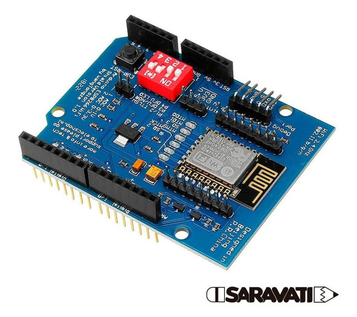 Placa De Expansão Wifi Shield Esp8266 Esp12e